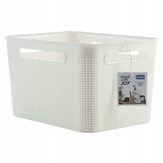 Rotho Brisen Opbergmand 36X26,2X21,1 Cm 16L Wit
