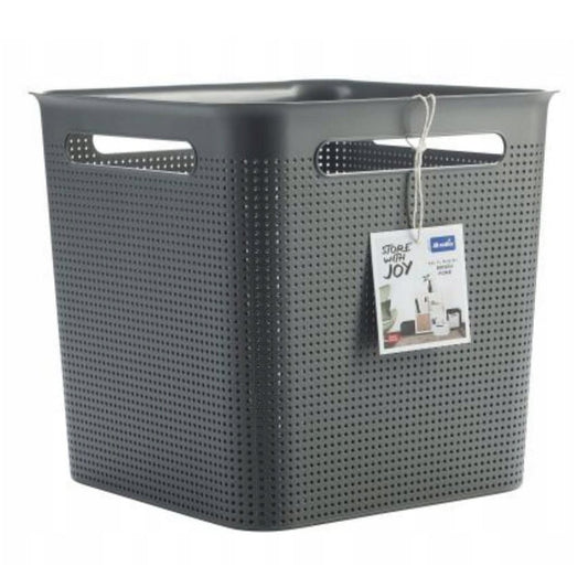 Rotho Brisen Opbergmand 29.1X29.1X28.1 Cm 18L Antraciet