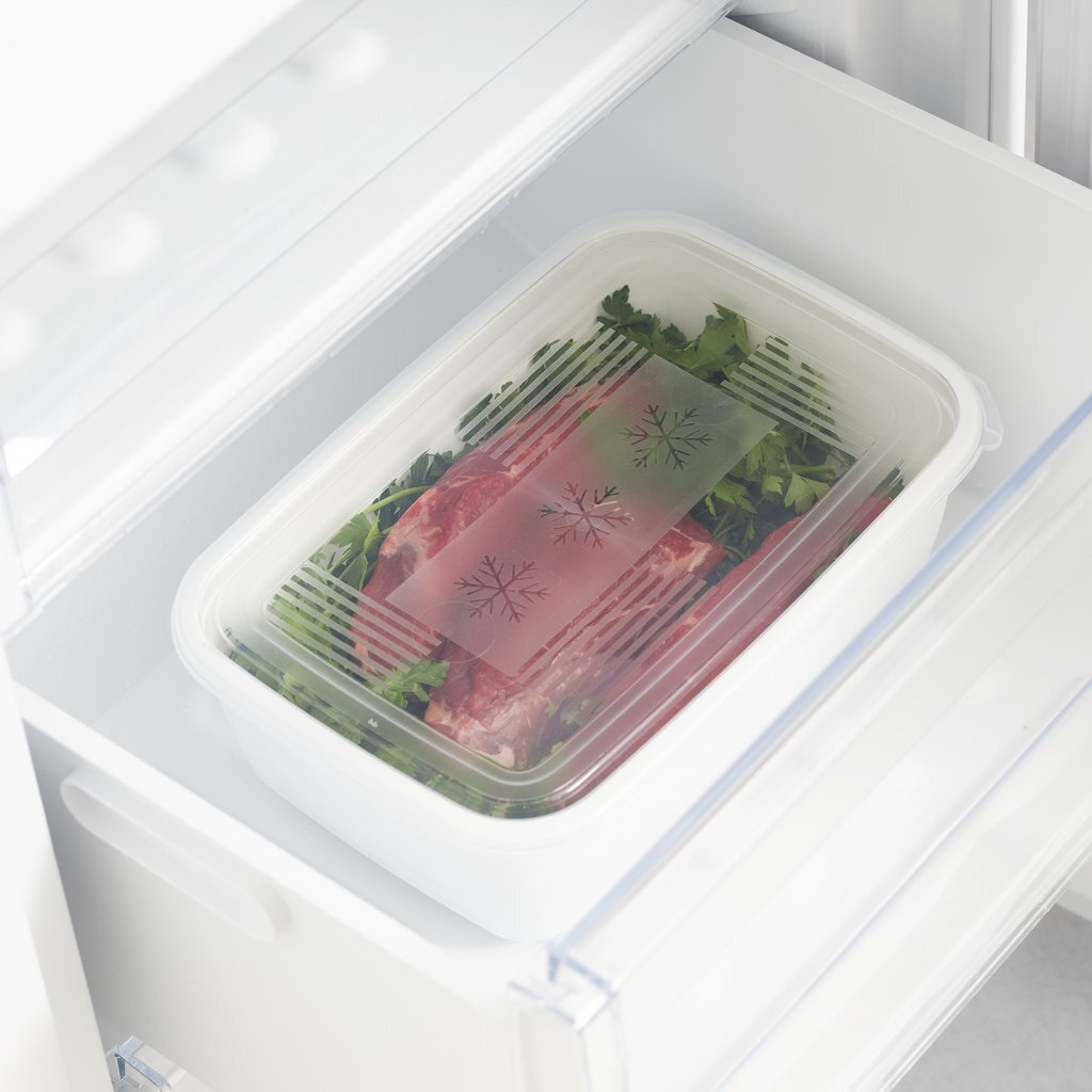 Rotho Freeze Diepvriesdoos 3.7L Transparant/Wit
