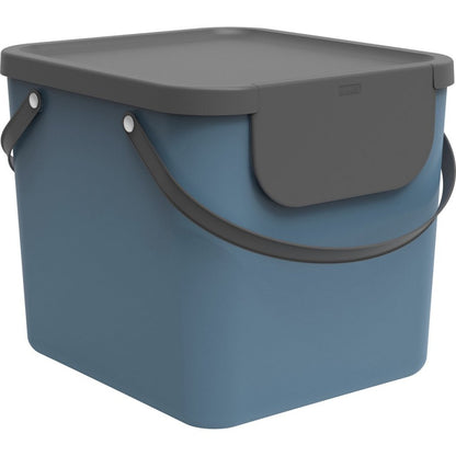 Rotho Albula Afvalscheider 38.8X35.5X33.9 Cm 40L Horizon Blauw