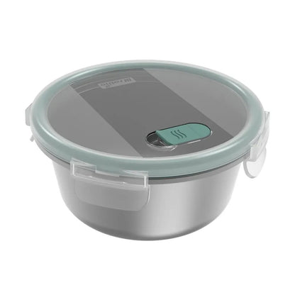 Rotho Nala Clic And Lock Vershouddoos 0.9L Mistletoe Green/Rvs