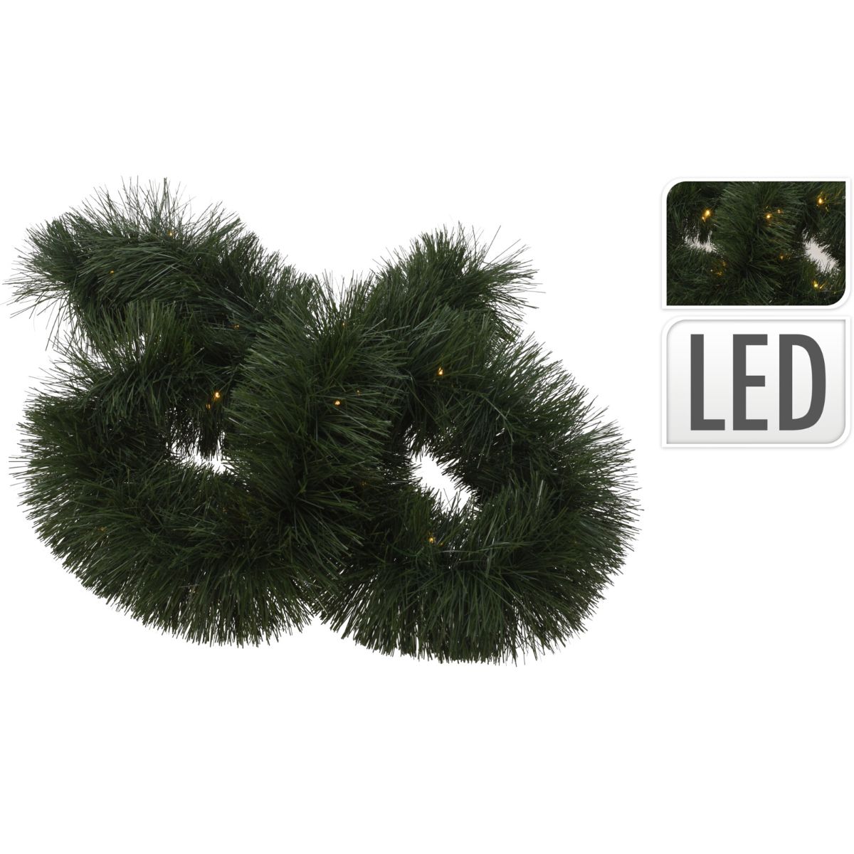 Guirlande 270 Cm - Met 26 Led - Op Batterijen