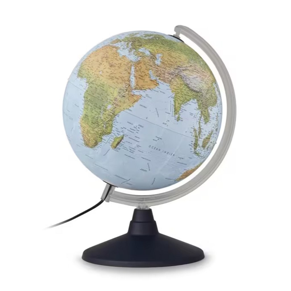 Kangaro Nova Rico Nr-0325Elfg-Fr Elite Wereldbol 25 Cm Franstalig + Led-Verlichting