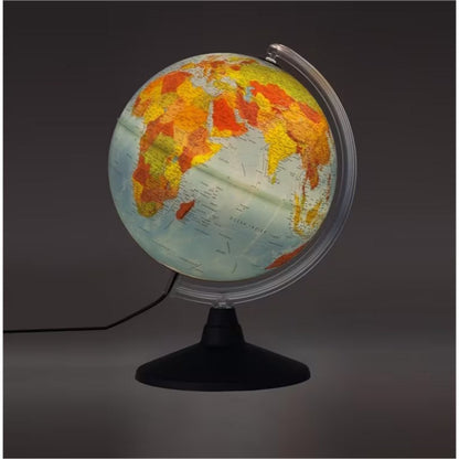 Kangaro Nova Rico Nr-0325Elfg-Fr Elite Wereldbol 25 Cm Franstalig + Led-Verlichting