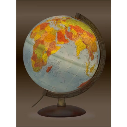 Kangaro Nova Rico Nr-0333Prfg-Fr Primus Wereldbol Franstalig 30 Cm + Verlichting