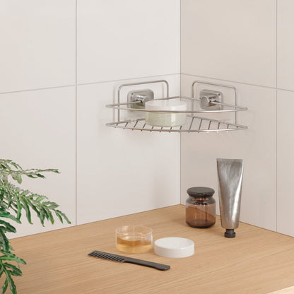 Metaltex Badkamerrek Vacu&Uuml;M Fixatie 23X23X11 Cm Chroomlook