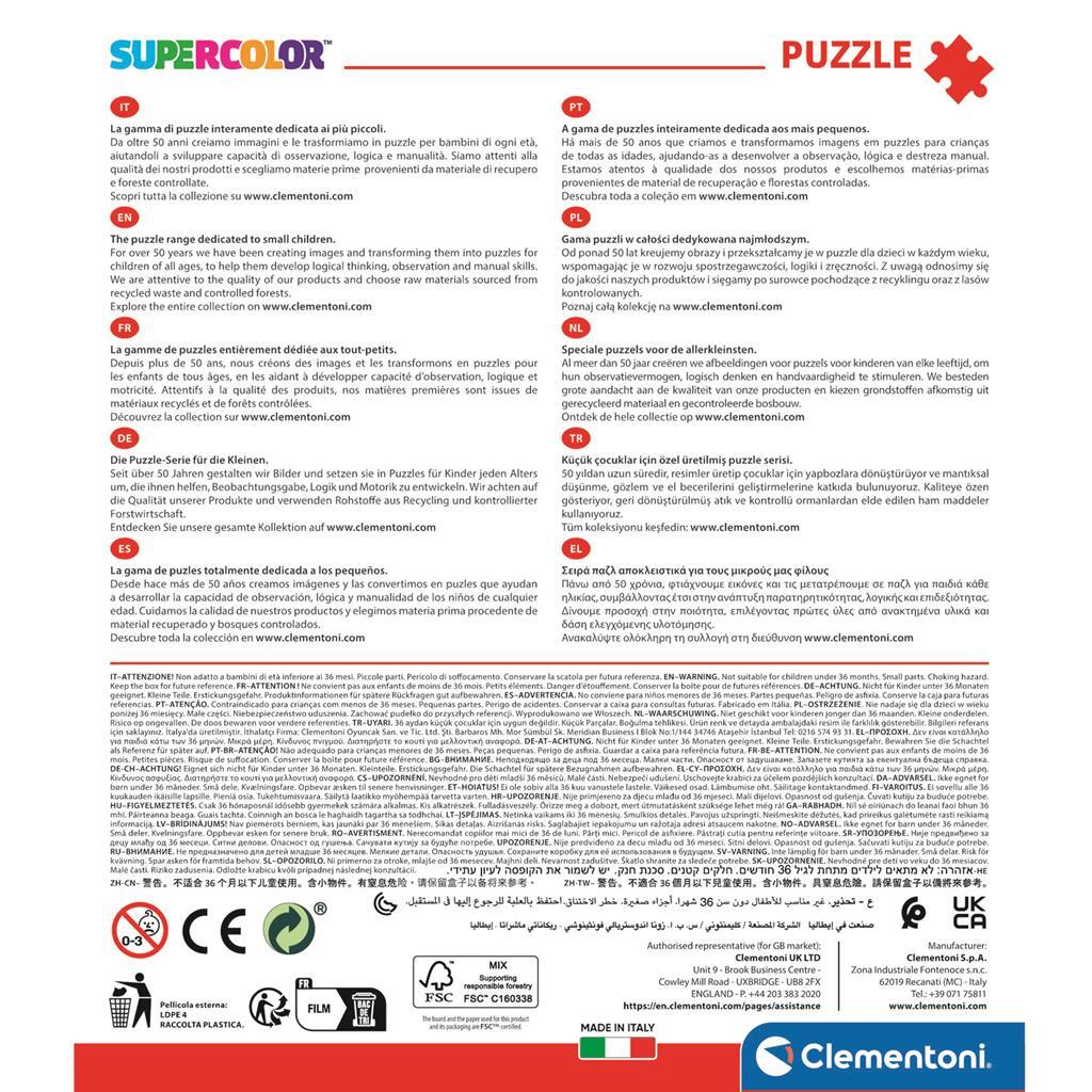 Clementoni Supercolor Puzzel Paw Patrol 2X20 Stukjes