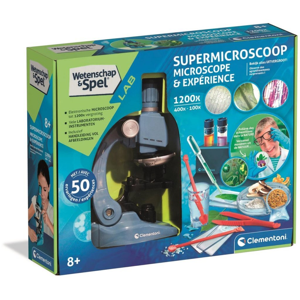 Clementoni Wetenschap En Spel Supermicroscoop