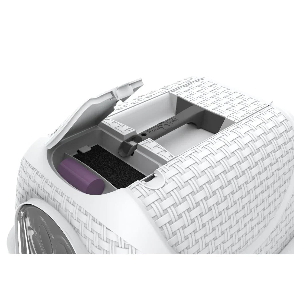 Bama Pet Kattenbak 41.8X50.5X39.6 Cm Wit