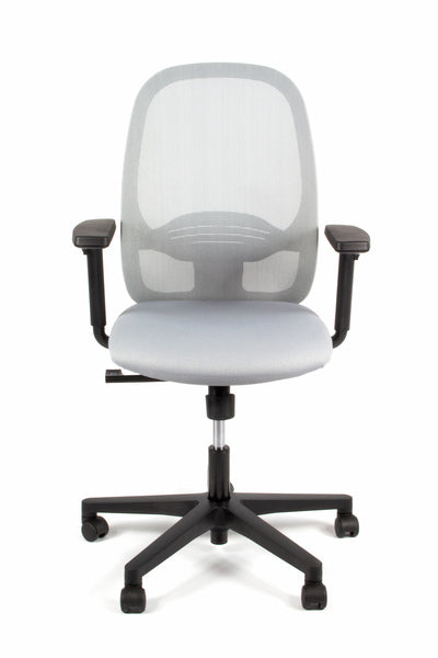 Linea Fabbrica Grace 01 Grijs/Grijs Bureaustoel Met 1D Armleuning