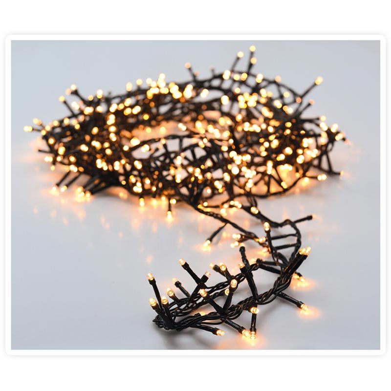 Microcluster - 560 Led - 11M - Warm Wit - Timer - Lichtfuncties - Geheugen - Buiten