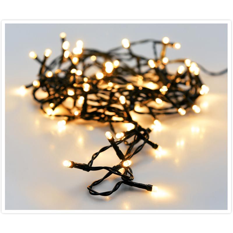 Kerstverlichting 240 Led- 18M - Extra Warm Wit - Timer - Lichtfuncties - Geheugen - Buiten