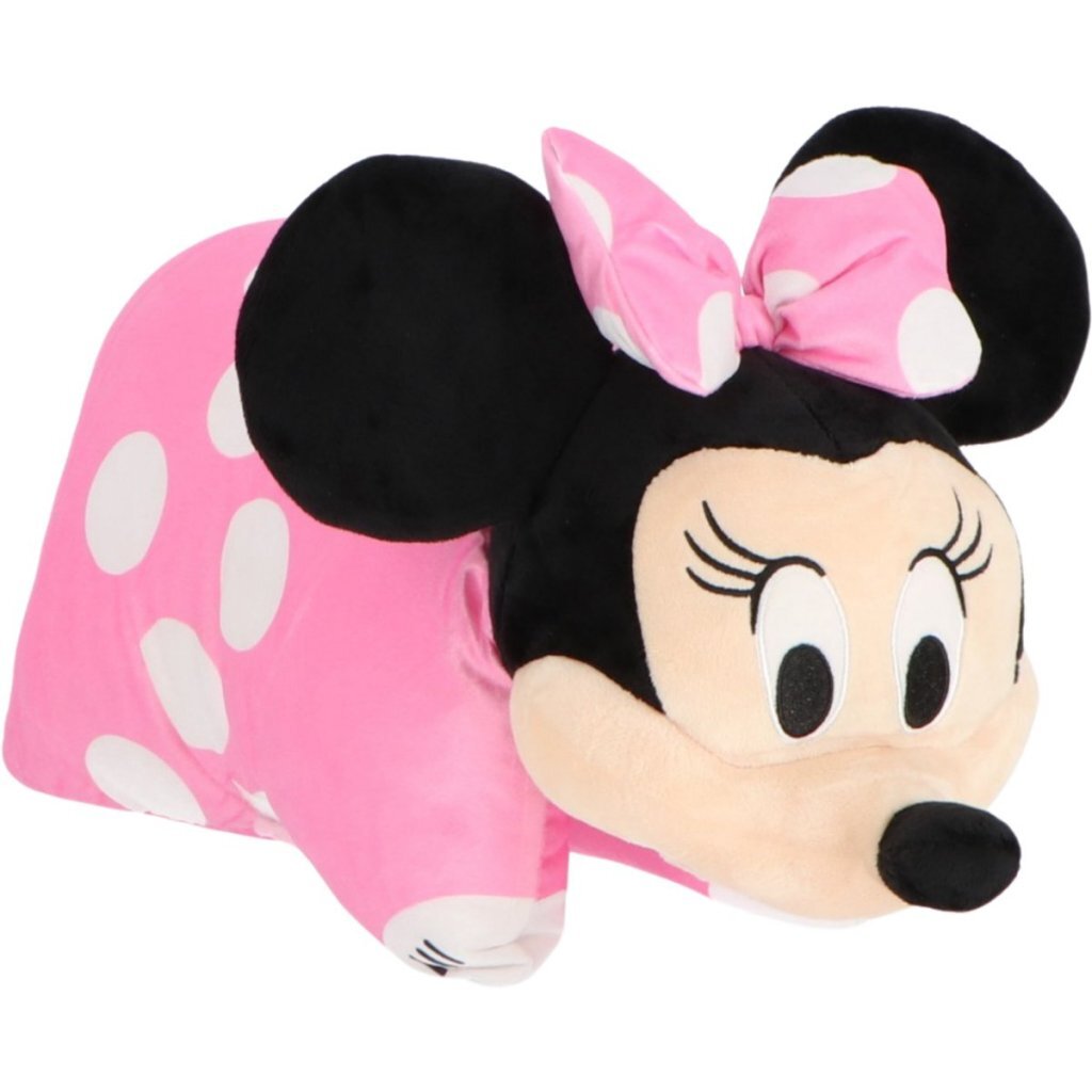 Disney Minnie Mouse Disney Knuffelkussen Minni Mouse 45X28 Cm Zwart/Roze