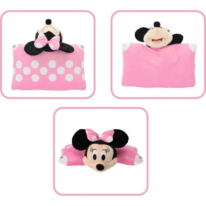 Disney Minnie Mouse Disney Knuffelkussen Minni Mouse 45X28 Cm Zwart/Roze