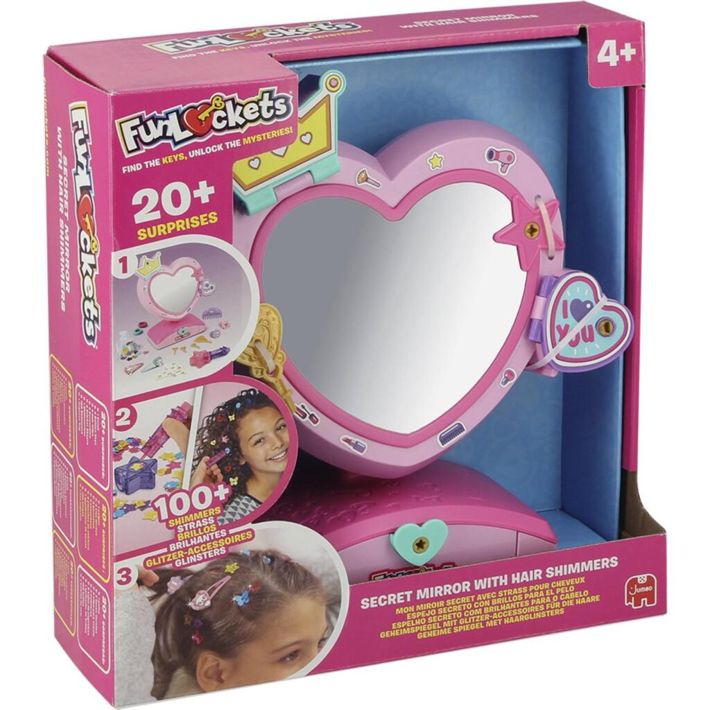 Jumbo Funlockets Geheime Spiegel + Haaraccessoires