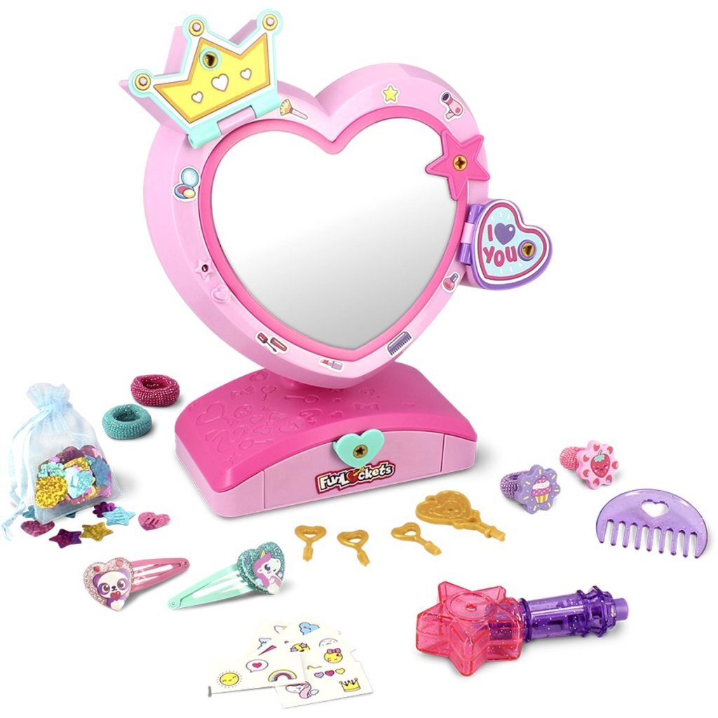 Jumbo Funlockets Geheime Spiegel + Haaraccessoires