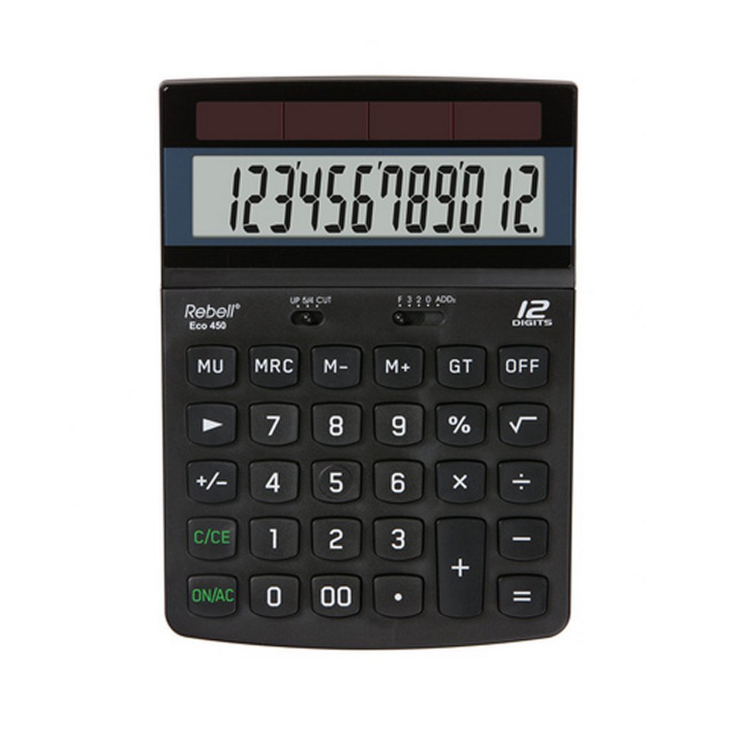 Rebell Re-Eco450-Bx Calculator Eco 450 Zwart