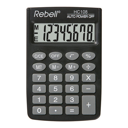 Rebell Re-Hc108-Bx Calculator Hc108 Zwart