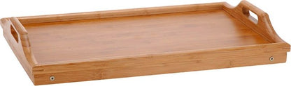 Ceruzo Ontbijt Dienblad - Bamboe Bedtafel - Inklapbaar - 50X30 Cm