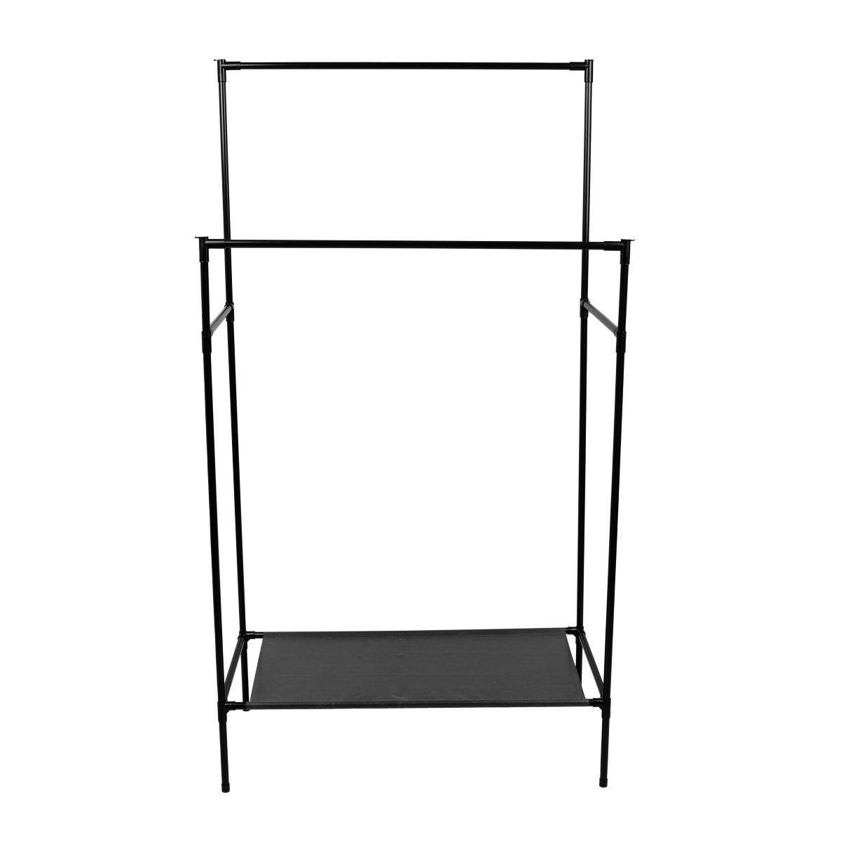 Kledingrek 80X43X147 - Zwart