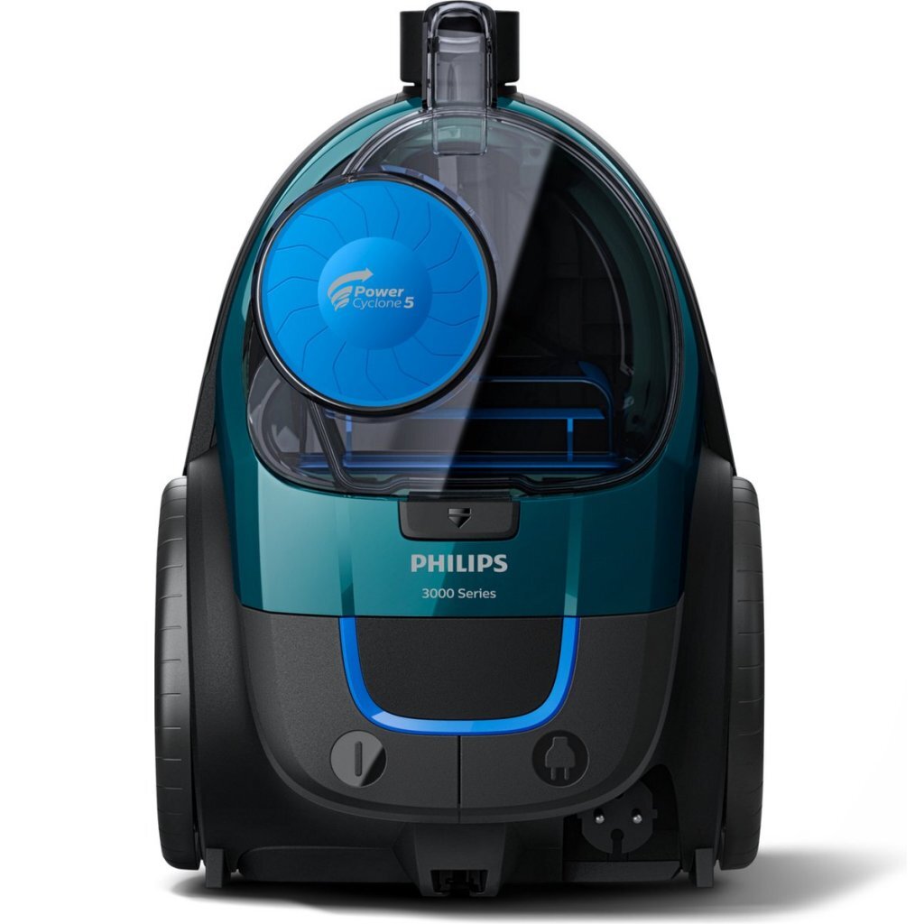 Philips Fc9334/09 Powerpro Compact Stofzuiger 900W Zwart/Blauw/Groen/Grijs