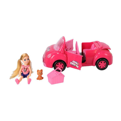 Overige Merken Fun Cabriolet Met Pop Roze