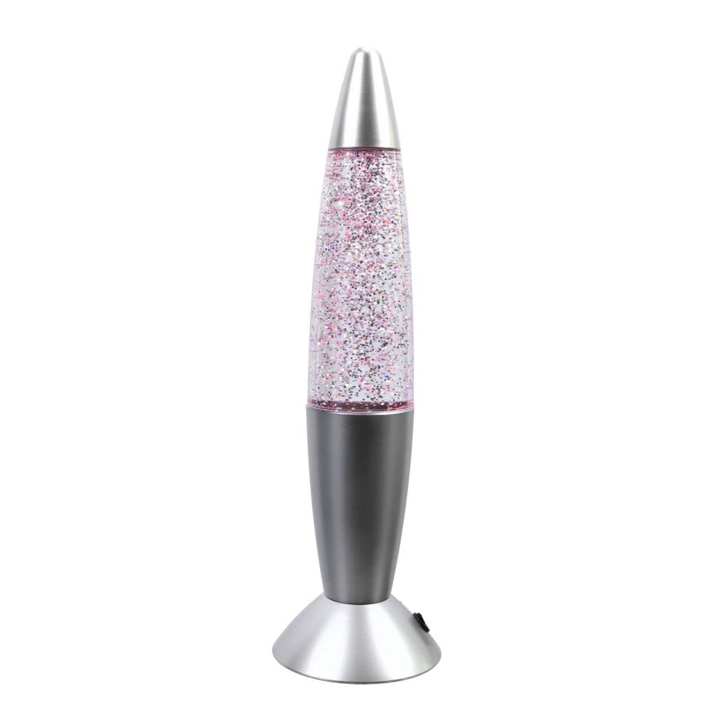Overige Merken Party Time Led Glitterlamp 35 Cm Color Changing/Zilver