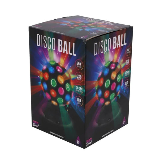 Disco Led Disco Bal 20 Cm Zwart