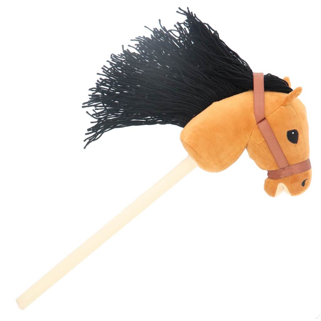 Pluchiez Pluche Stokpaard Lange Manen 70 Cm