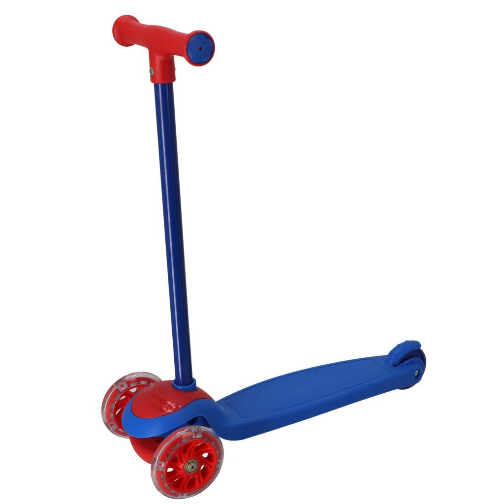 Alert Driewieler Step Blauw/Rood