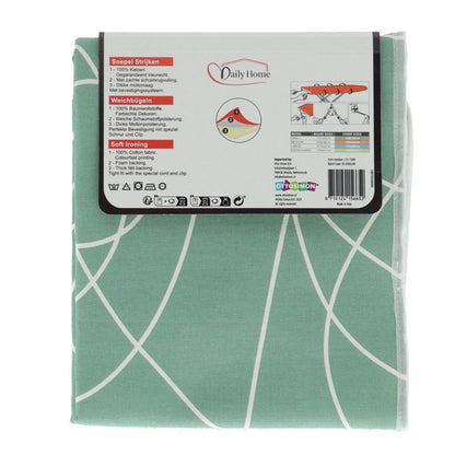 Daily Home Strijkmolton S 112X30 Cm Saliegroen/Wit