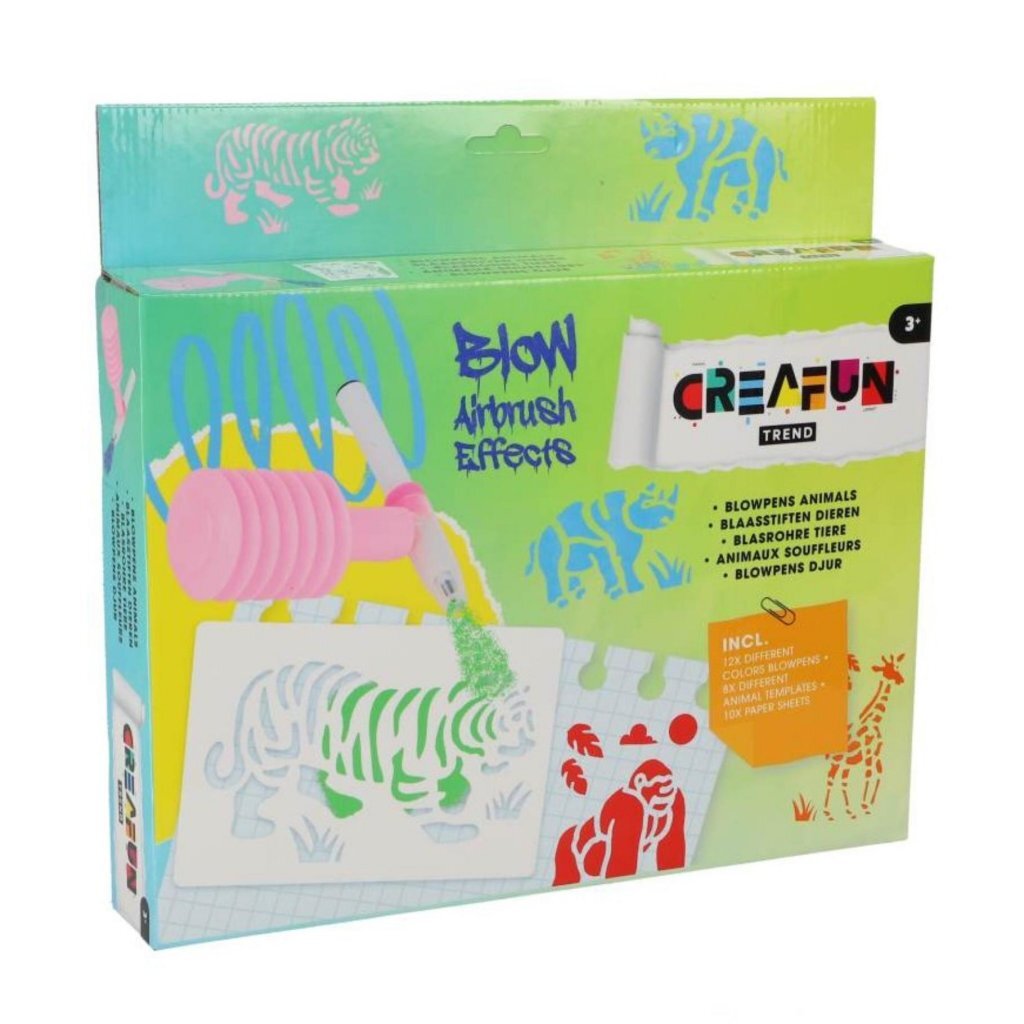 Creafun Trend Blaaspen Dieren 30-Delig