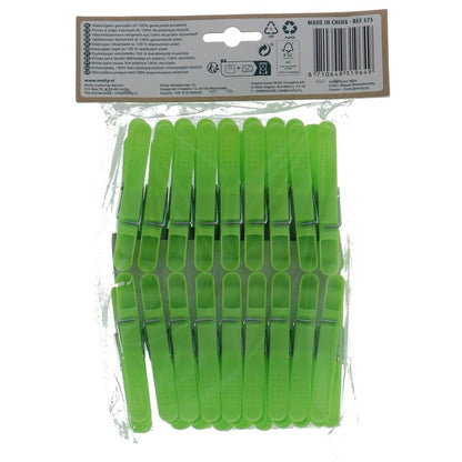 Multy Eco Gerecyclede Wasknijpers 36 Stuks Groen