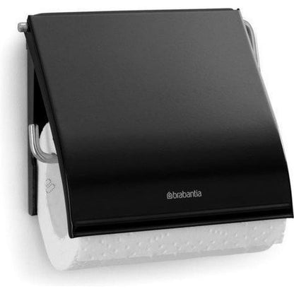 Brabantia Toiletrolhouder Met Klep Mat Zwart