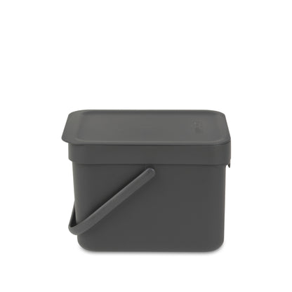 Brabantia Sort And Go Afvalemmer 6L Grijs