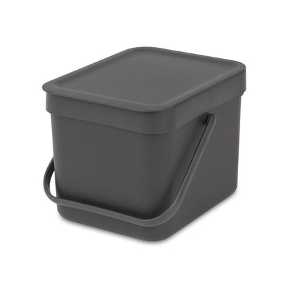 Brabantia Sort And Go Afvalemmer 6L Grijs