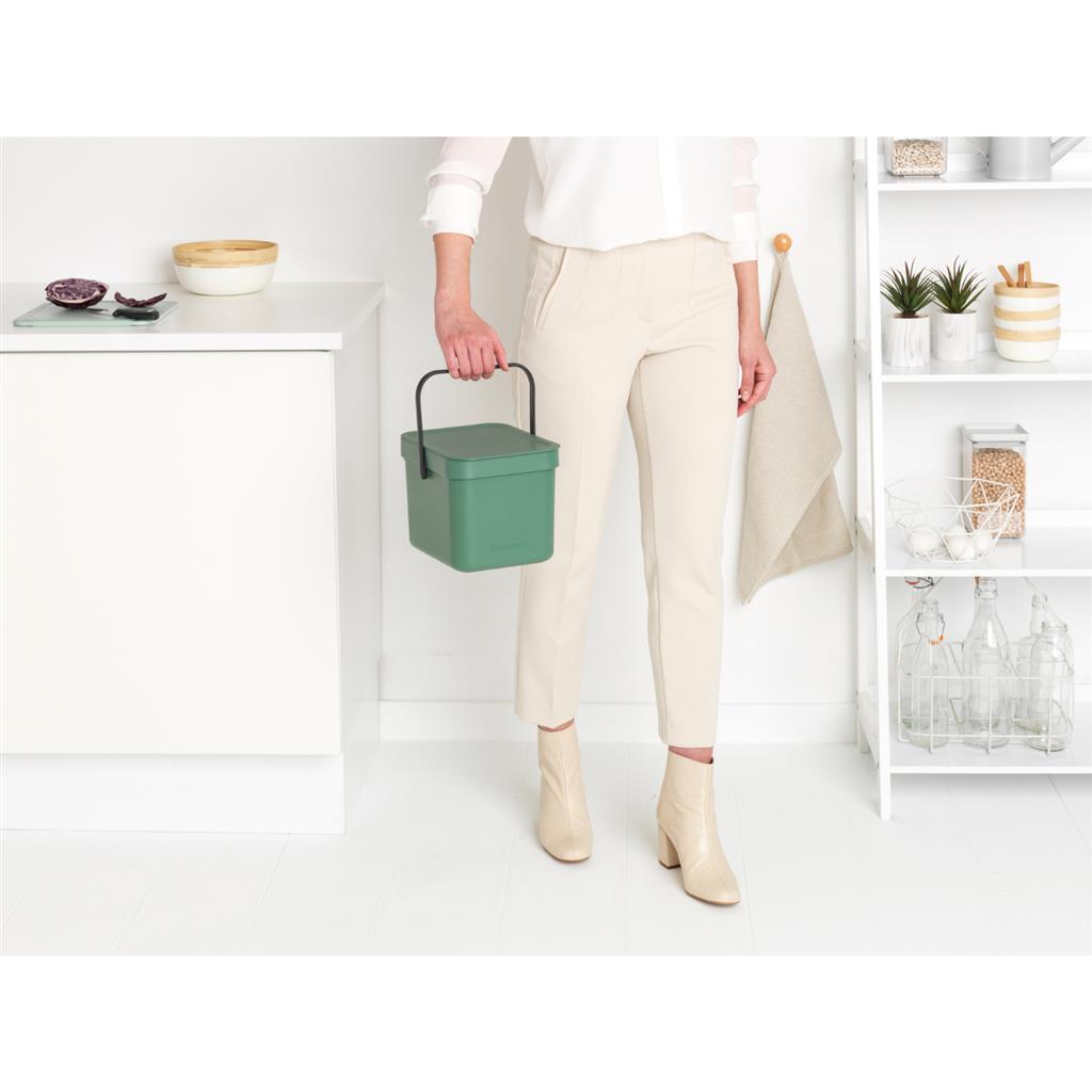 Brabantia Sort And Go Afvalemmer 6L Grijs