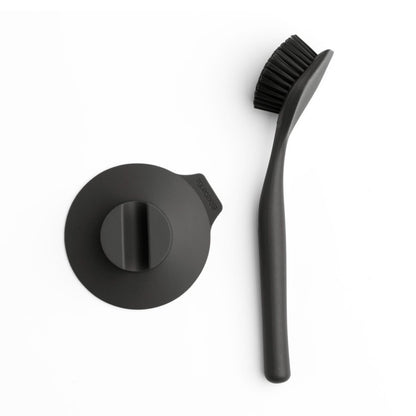 Brabantia Sinkside Afwasborstel Met Zuignaphouder Zwart