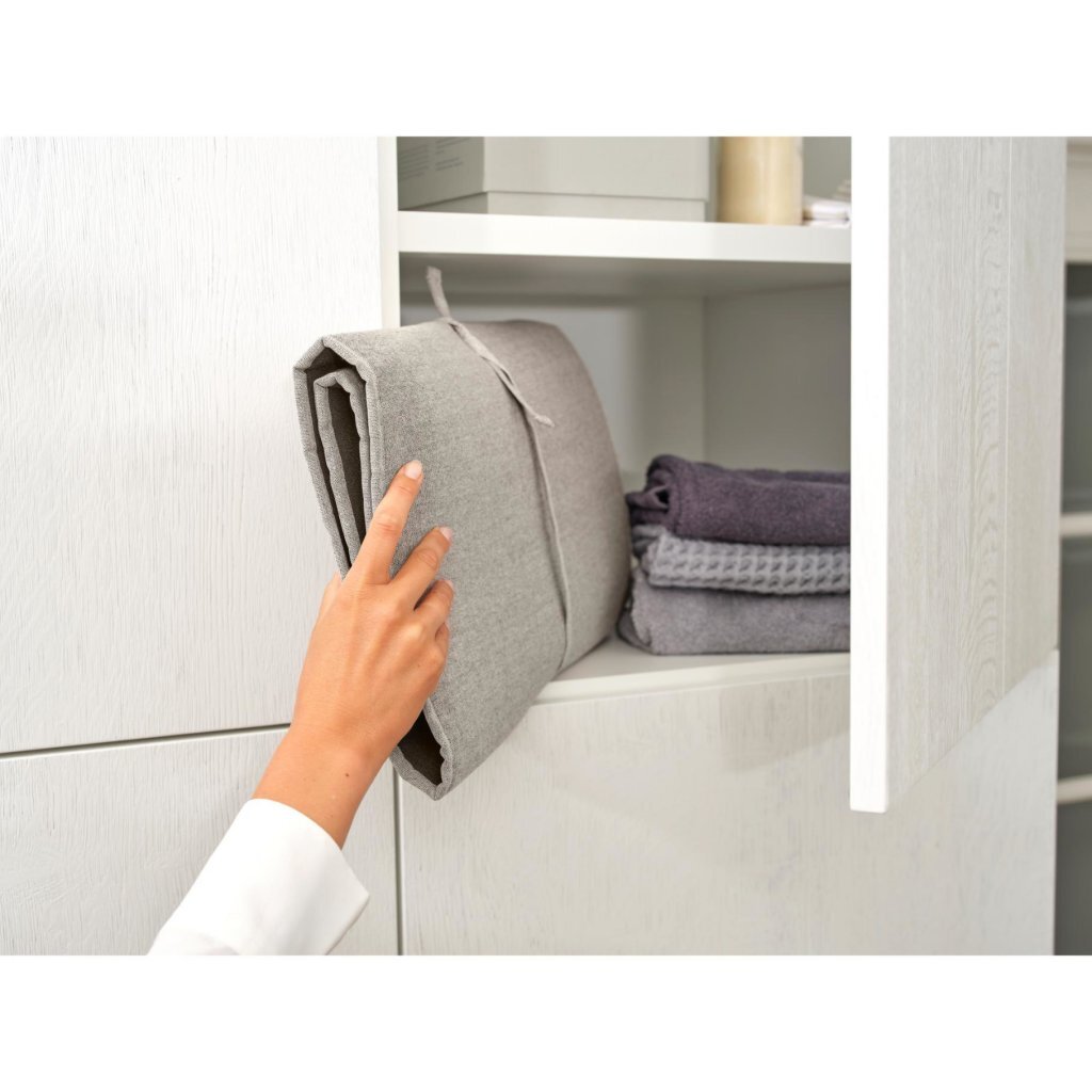 Brabantia Kledingstoomdeken Met Deurhaken 50X100 Cm Lichtgrijs