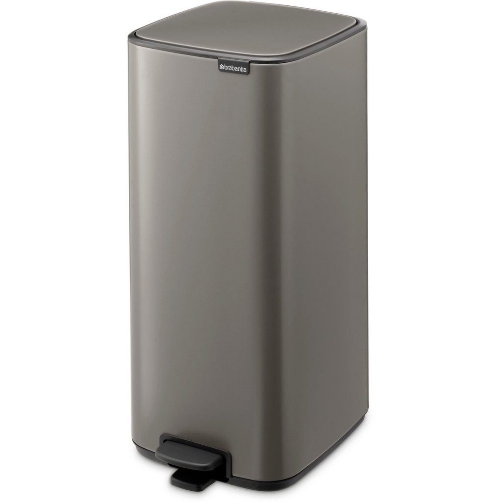 Brabantia Bo Pedaalemmer 30L Platinum