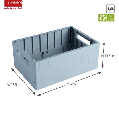 Sunware Sigma Home Vouwkrat 4.6L 25X17.5X10.5 Cm Lichtblauw