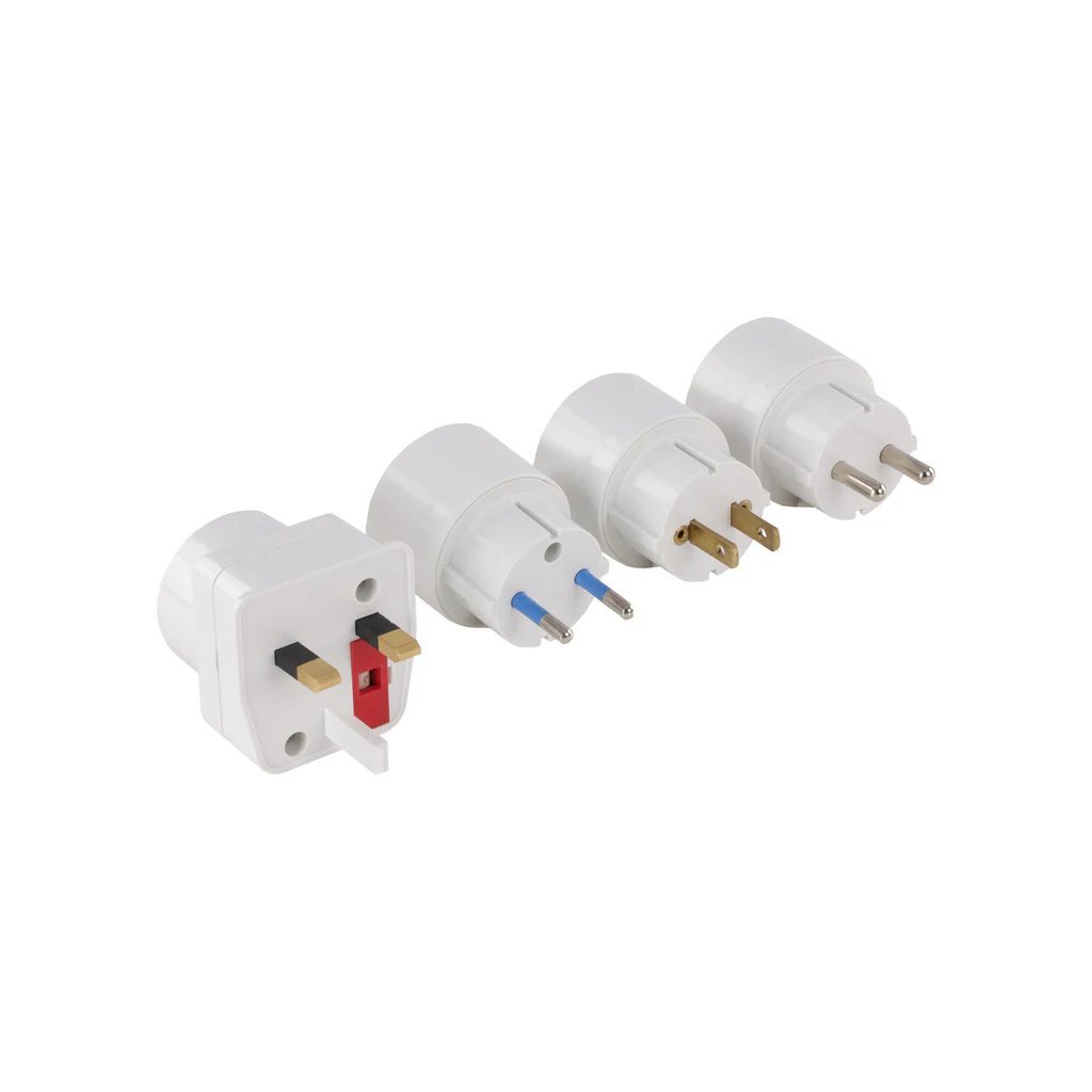 Q-Link Universele Reisstekkers 4-Delig Wit