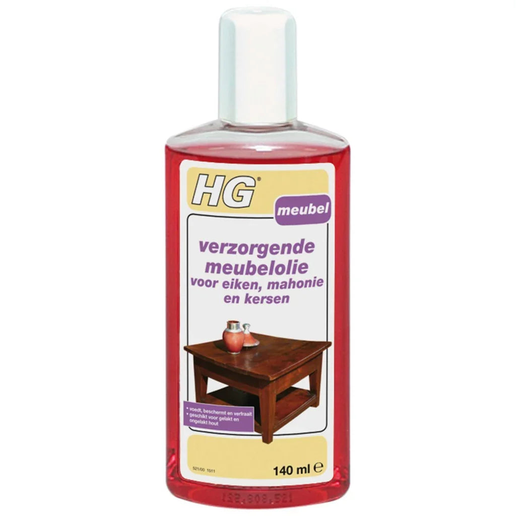 Hg Verzorgende Meubelolie Eiken/Mahonie/Kersen 140Ml