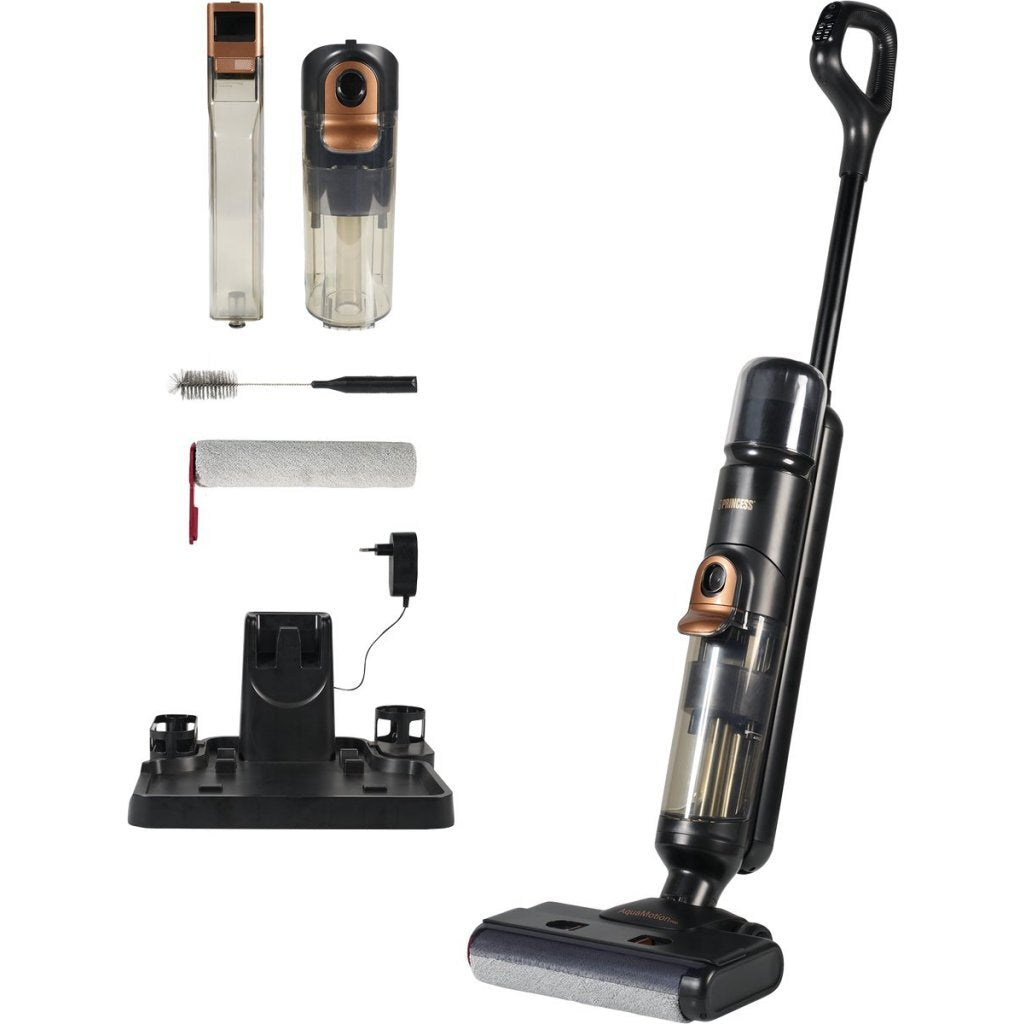 Princess Aquamotion Pro 4In1 Vloerreiniger Zwart/Goud