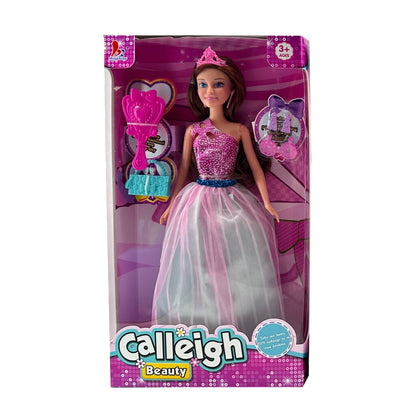 Overige Merken Calleigh Prinses Pop Assorti