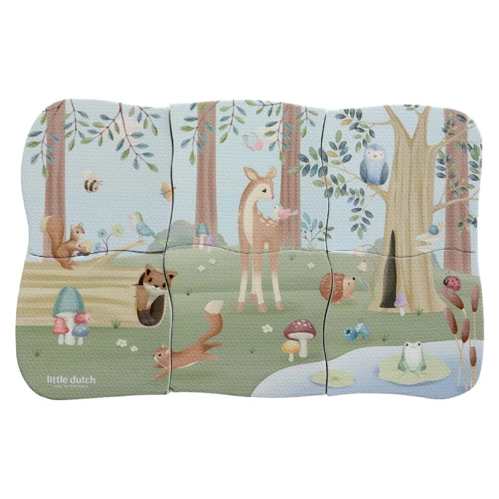Little Dutch Forest Friends Bad Puzzel 6 Stukjes