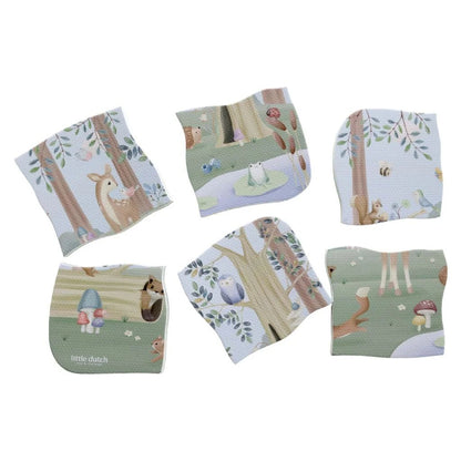 Little Dutch Forest Friends Bad Puzzel 6 Stukjes
