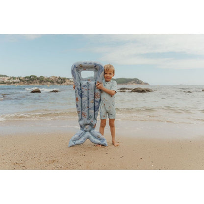Little Dutch Ocean World Luchtbed Met Staart 118 Cm Blauw