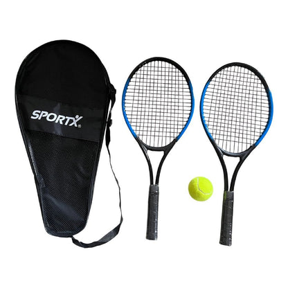 Sportx Tennisset Assorti Blauw/Zwart