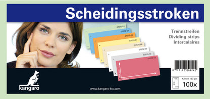 Kangaro 07070-01 Scheidingsstrook 2-Gaats 105X240Mm 180G Rc Groen